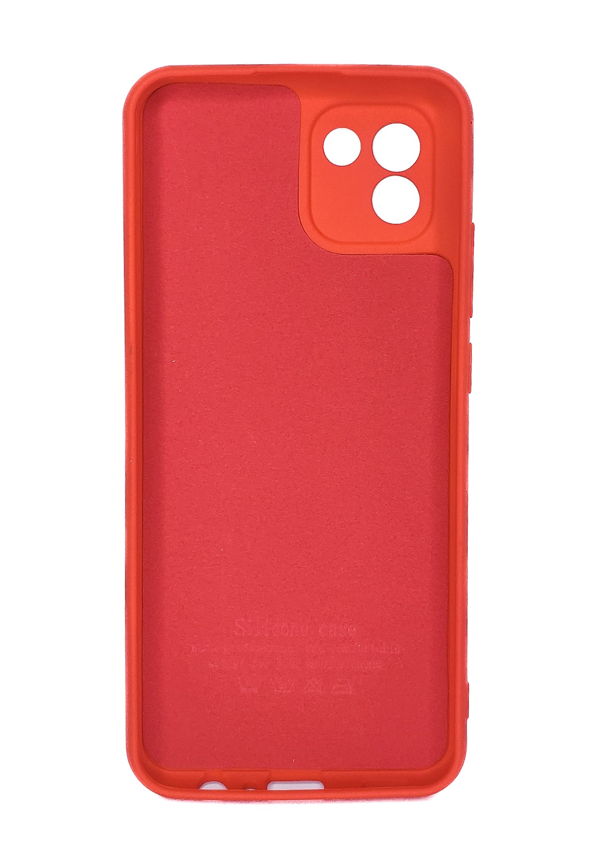 Protectores para celular  para Samsung  A03 Funda de silicona con felpa Rojo